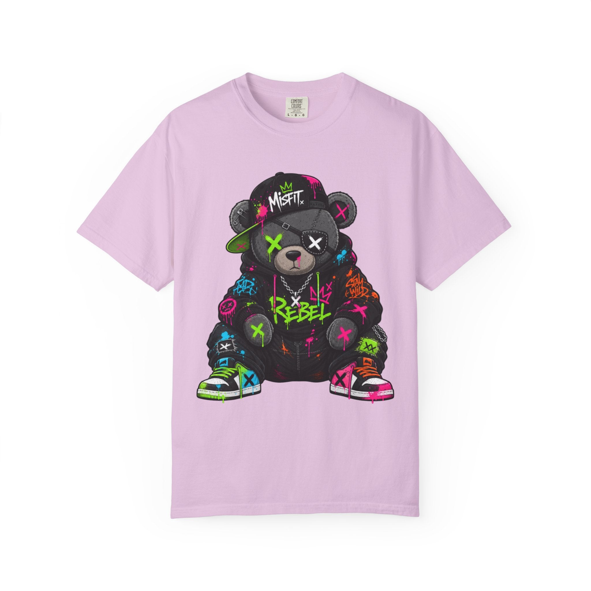 Rebel Graffiti Bear T Shirt
