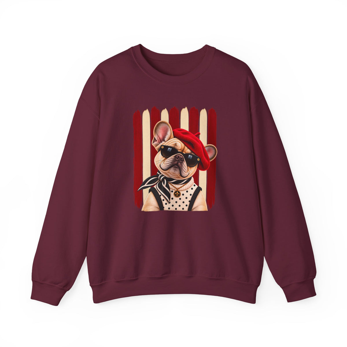 French Bulldog Sweatshirt, Unique Frenchie Gift, Artsy Dog Lover Sweater, Boutique Pet Lover Apparel, Original French Bulldog Design