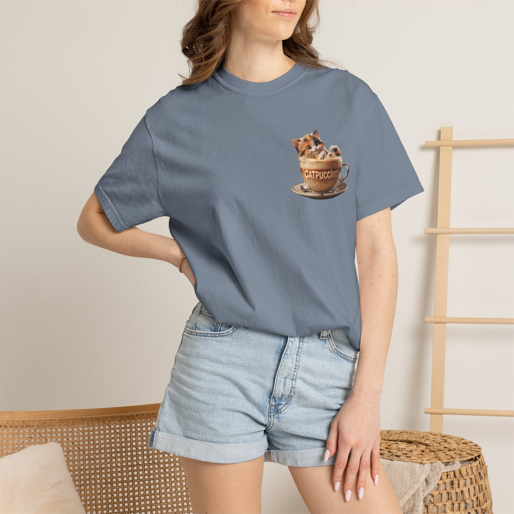 Cat in Cappuccino Cup T Shirt