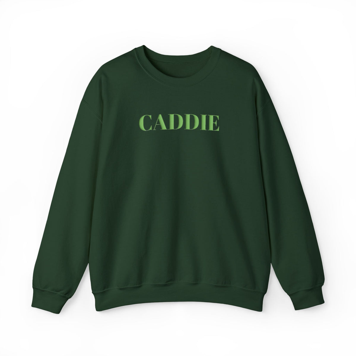 Caddie Sweatshirt, Golf Caddie Gift, CADDIE Puff Print Crewneck, Golf Sweatshirt, Golf Lover Gift, Country Club Sweatshirt, Golf Gift