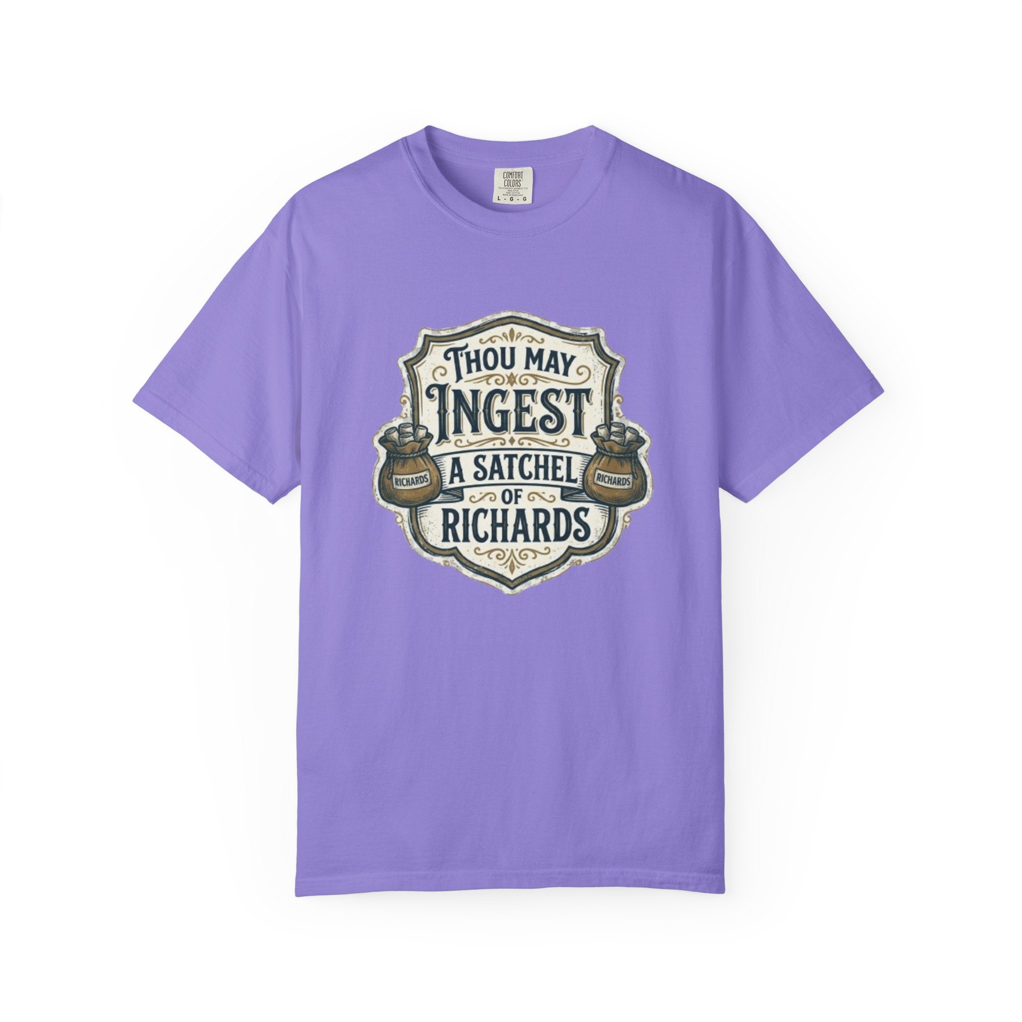 Tee Shirt Thou May Ingest a Satchel of Richards Vintage Apothecary Graphic