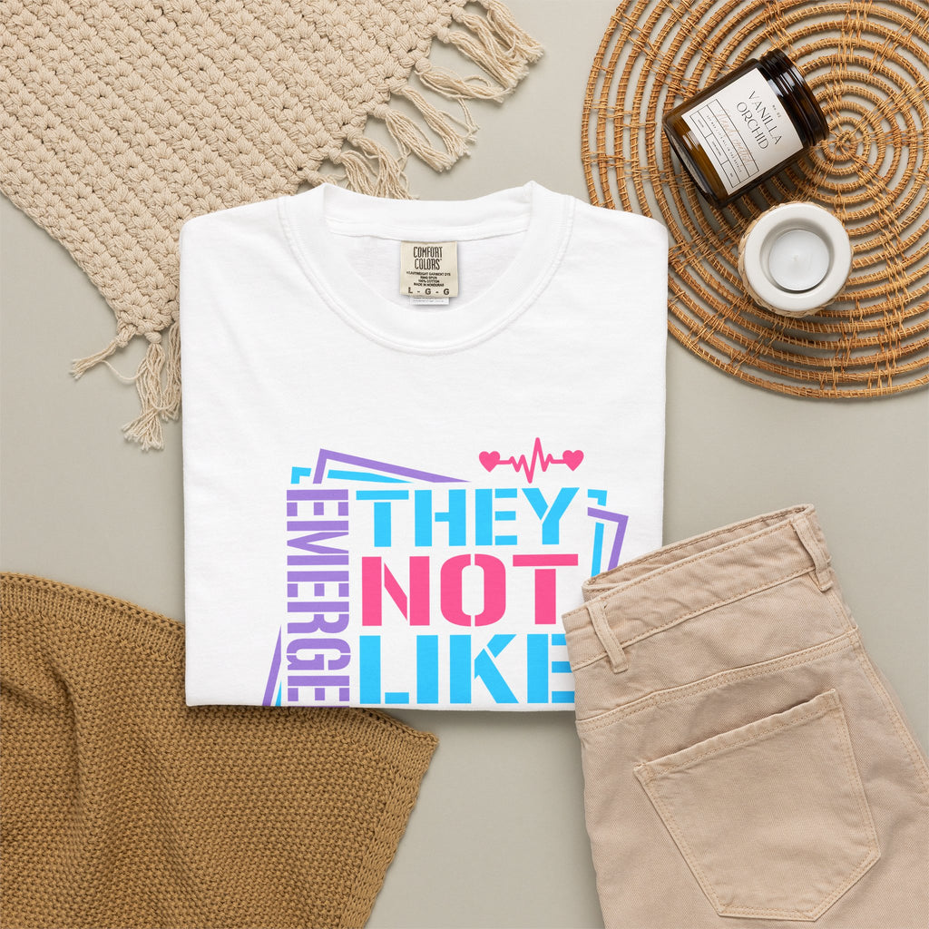 Emergency Nurse Shirt, They Not Like Us Nurse Tee, Funny ER Nurse Gift, Emergency Room Nurse T-Shirt, Healthcare Worker Gift