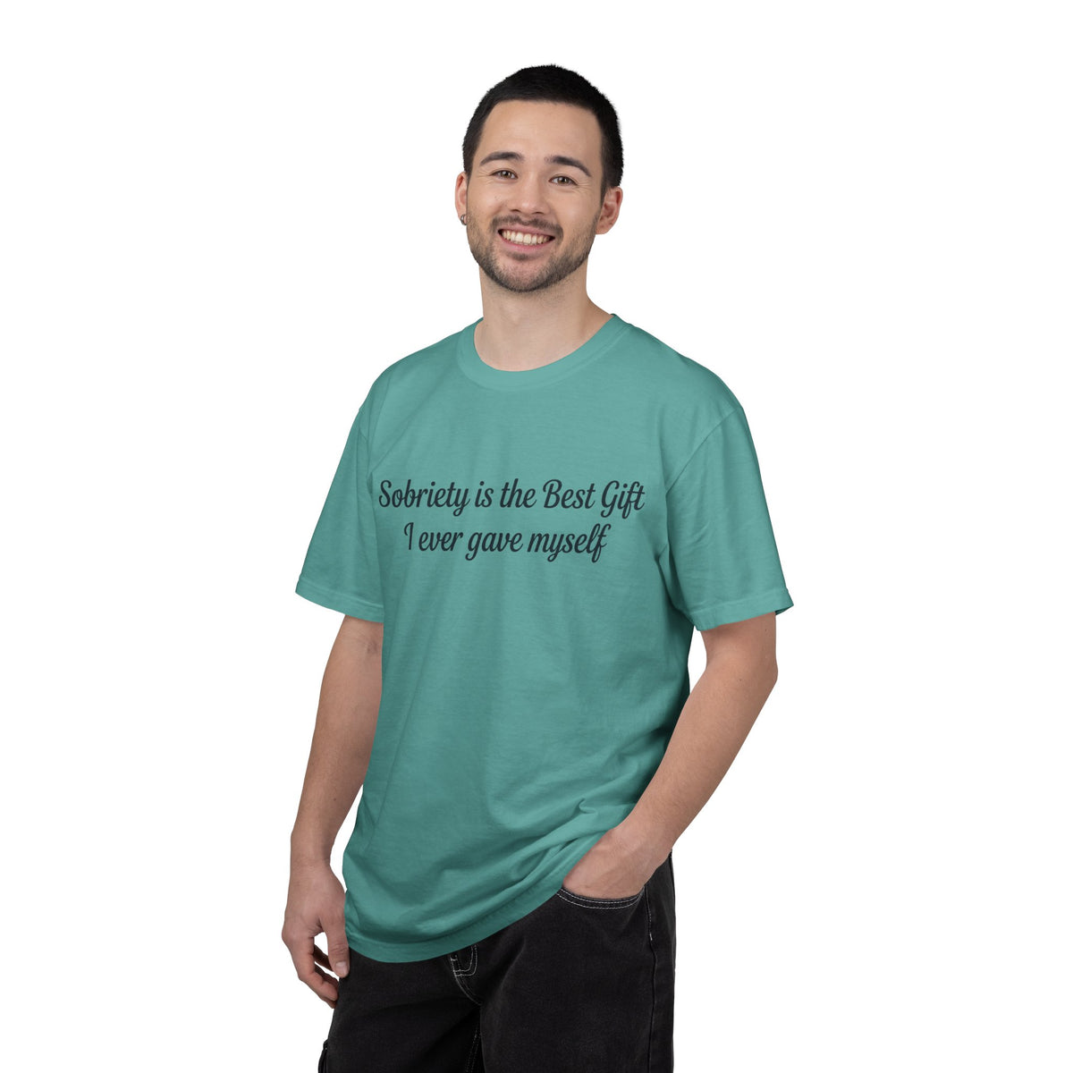 Sobriety Is the Best Gift Tee Inspirational Recovery T Shirt Personalize with how many months or years