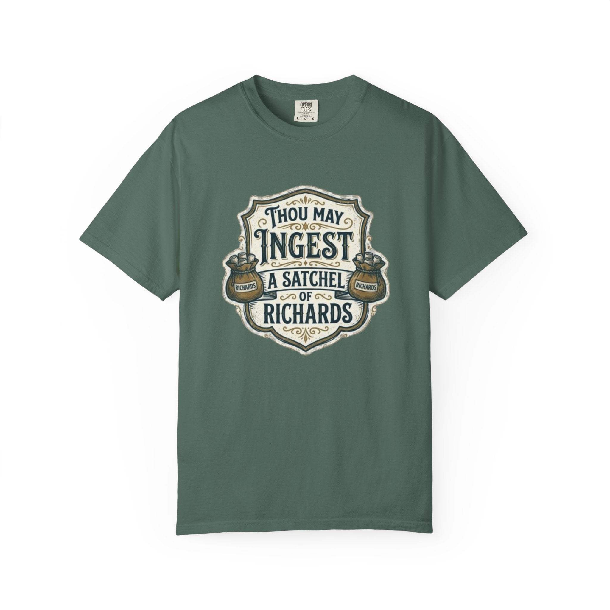 Tee Shirt Thou May Ingest a Satchel of Richards Vintage Apothecary Graphic