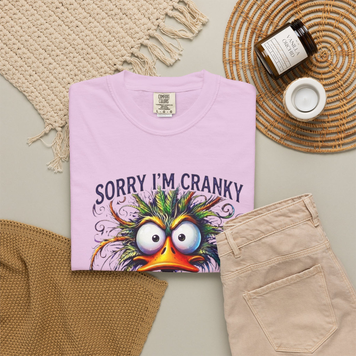 Cranky Terrible Seventies Graphic T Shirt Funny 70s Midlife Birthday Tee