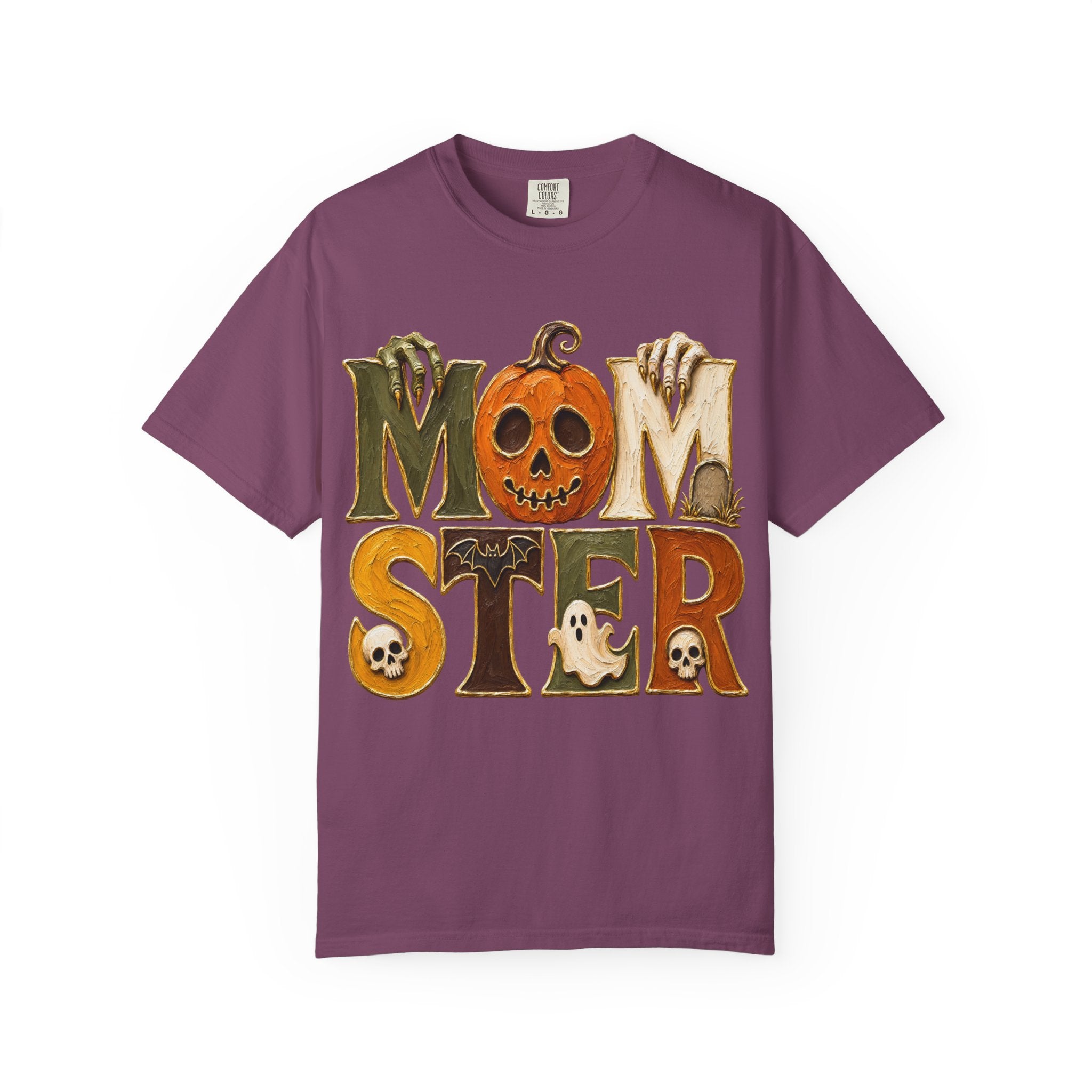Momster Halloween T Shirt Cute Spooky Mom Graphic Tee