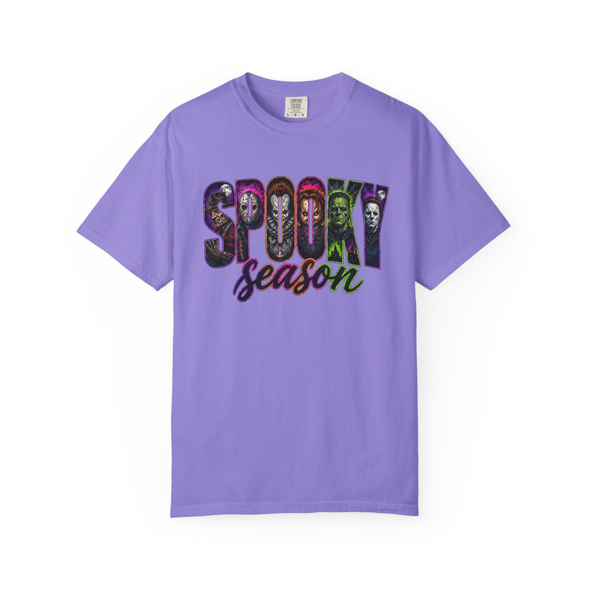 Spooky Season Tee Shirt Halloween Vintage Horror Graphic