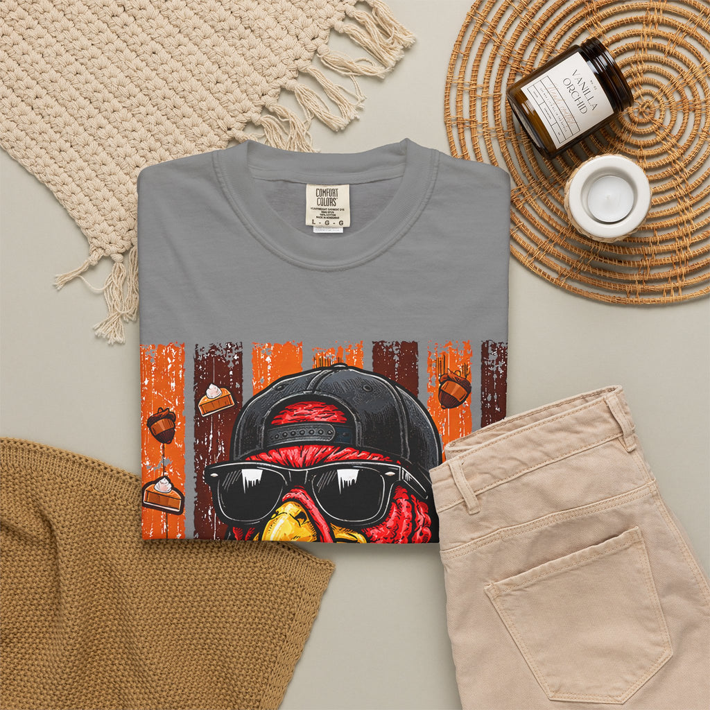 Feast Mode Turkey Tee Shirt Funny Thanksgiving Graphic Tee