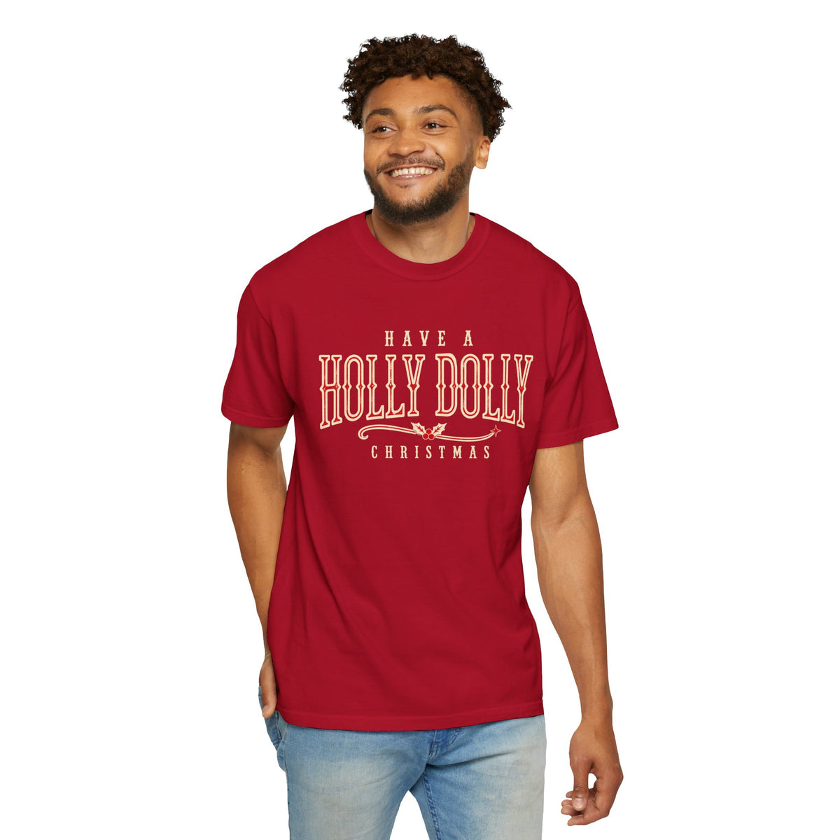 Have a Holly Dolly Christmas Shirt, Western Christmas Tee, Country Christmas Shirt, Retro Holiday T-Shirt, Southern Christmas Gift
