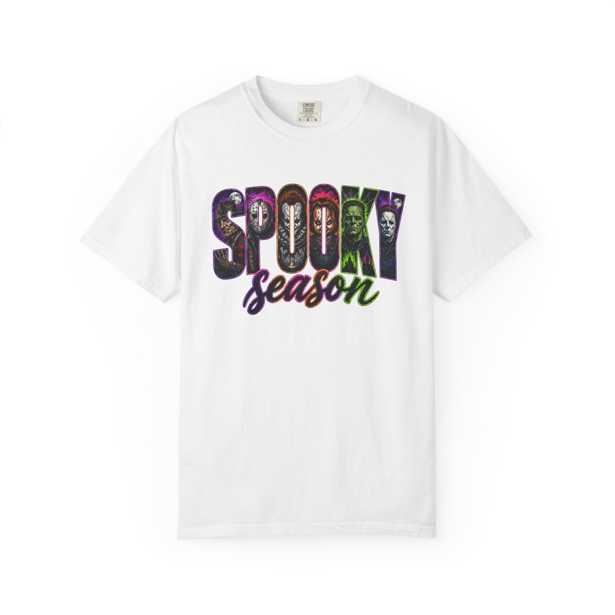 Spooky Season Tee Shirt Halloween Vintage Horror Graphic