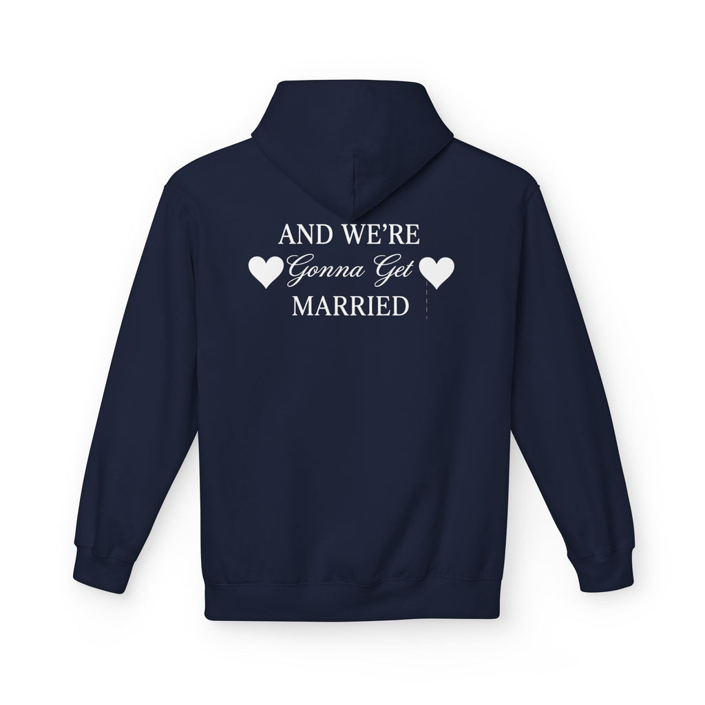 Engaged Couple Hoodie And We're Gonna Get Married Wedding Announcement Pullover