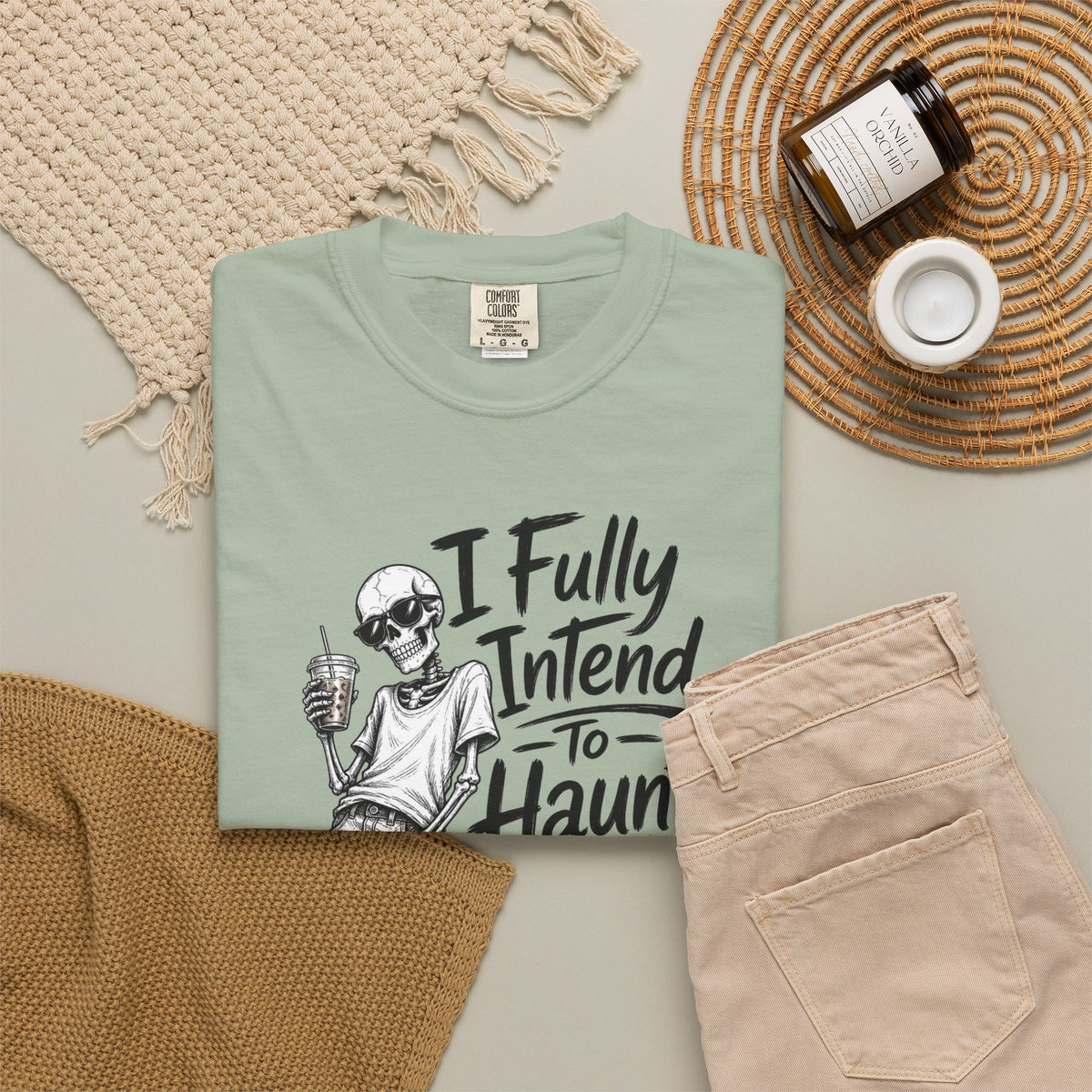 Funny Halloween T Shirt I Fully Intend to Haunt People When I Die I Have a List