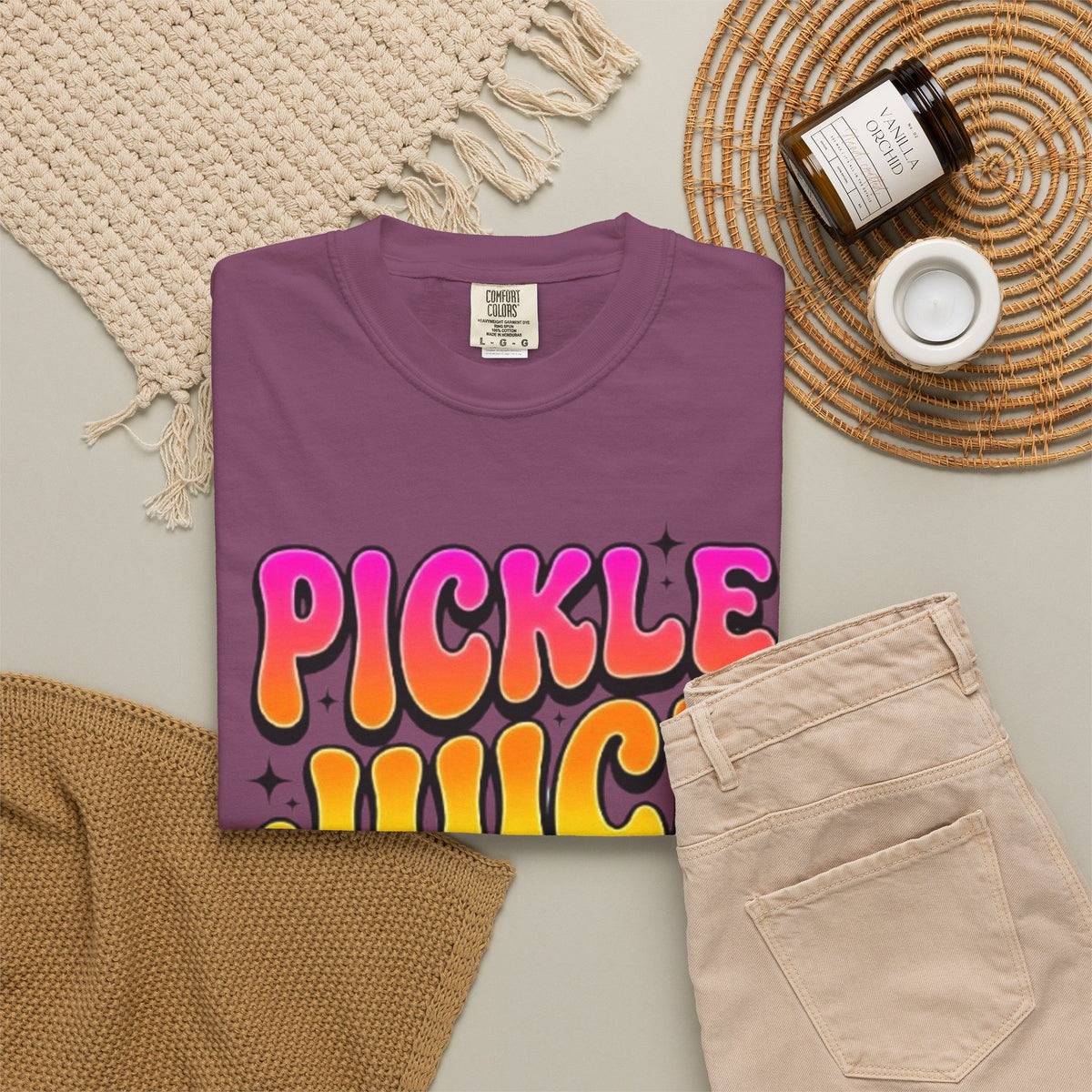 Pickle Juice Retro T-Shirt The 70s Polite Curse Vintage Graphic Tee