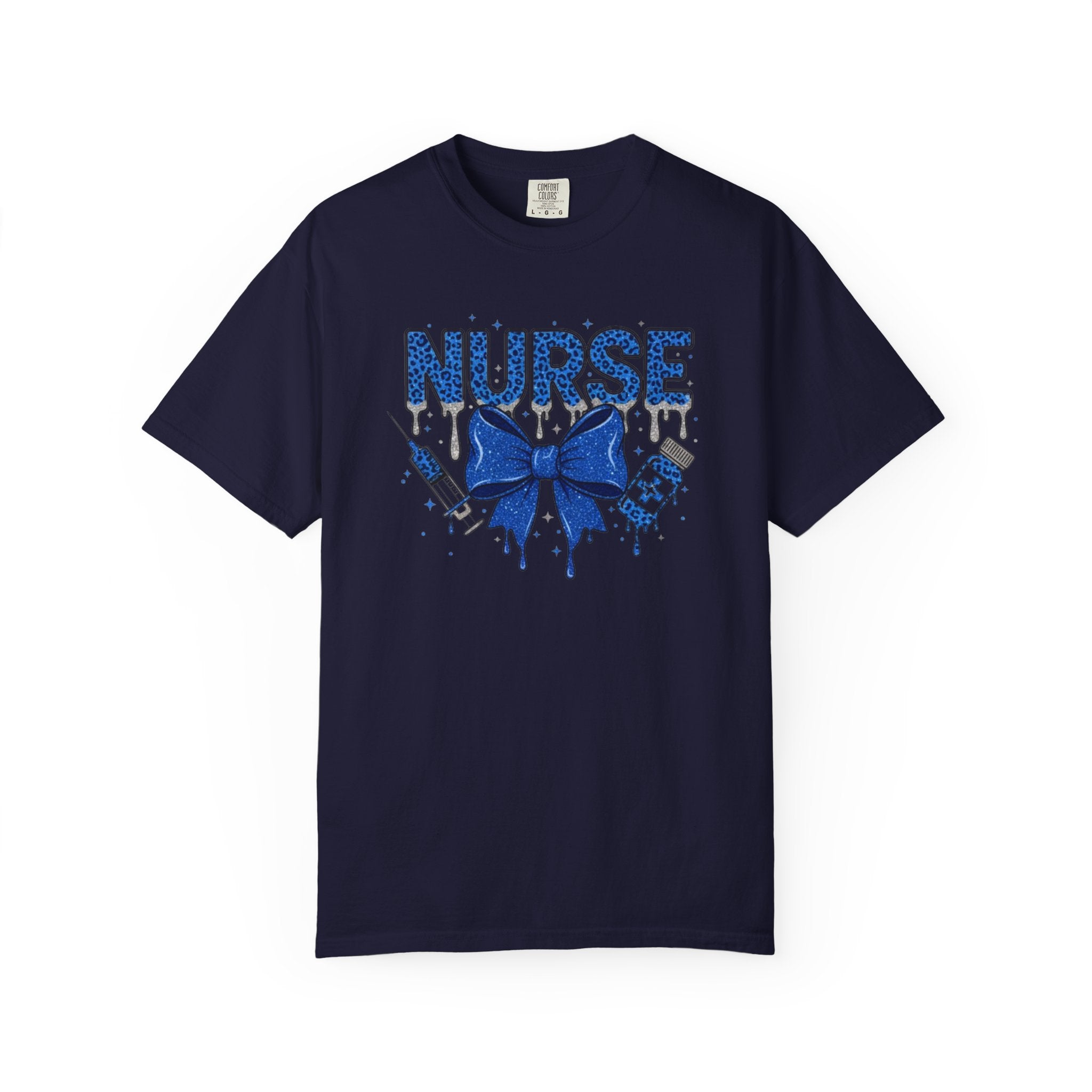 Nurse Blue Ribbon Graphic T Shirt Medical Nurse Appreciation Tee
