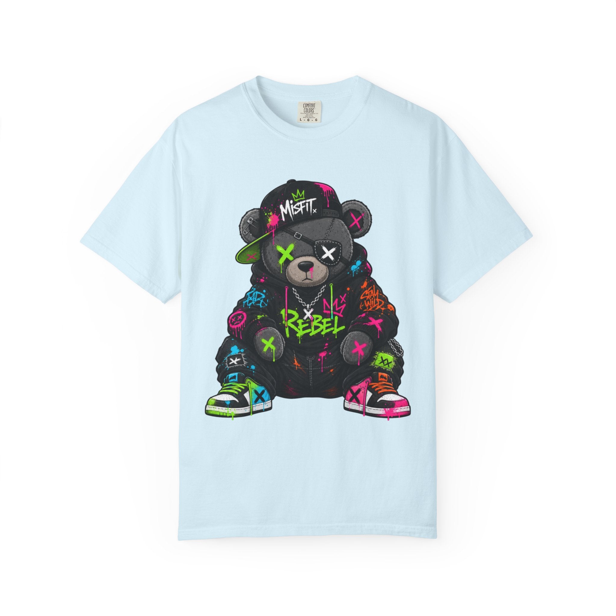 Rebel Graffiti Bear T Shirt