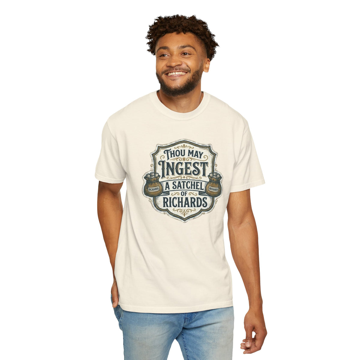 Tee Shirt Thou May Ingest a Satchel of Richards Vintage Apothecary Graphic