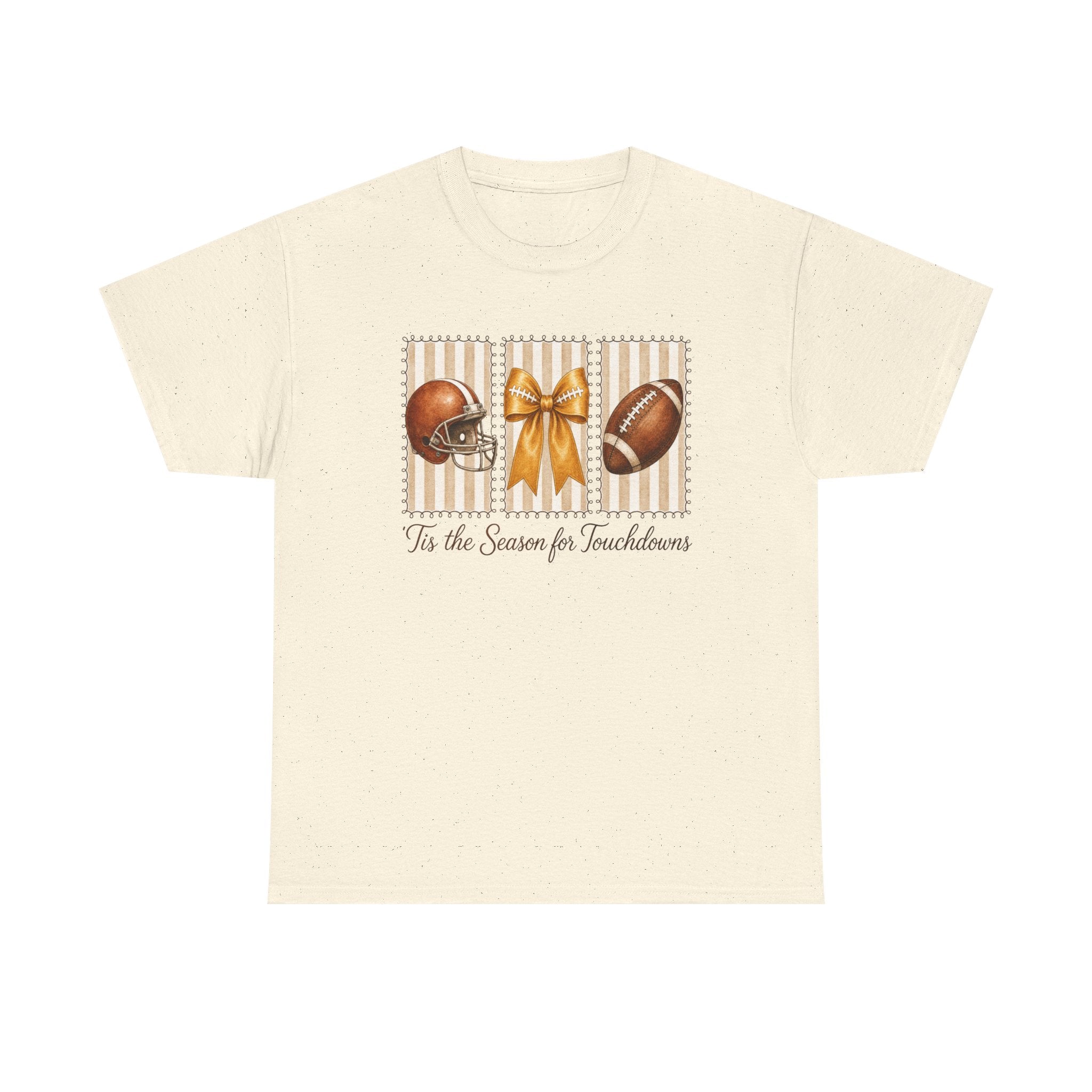 Football Holiday Tee Tis the Season for Touchdowns