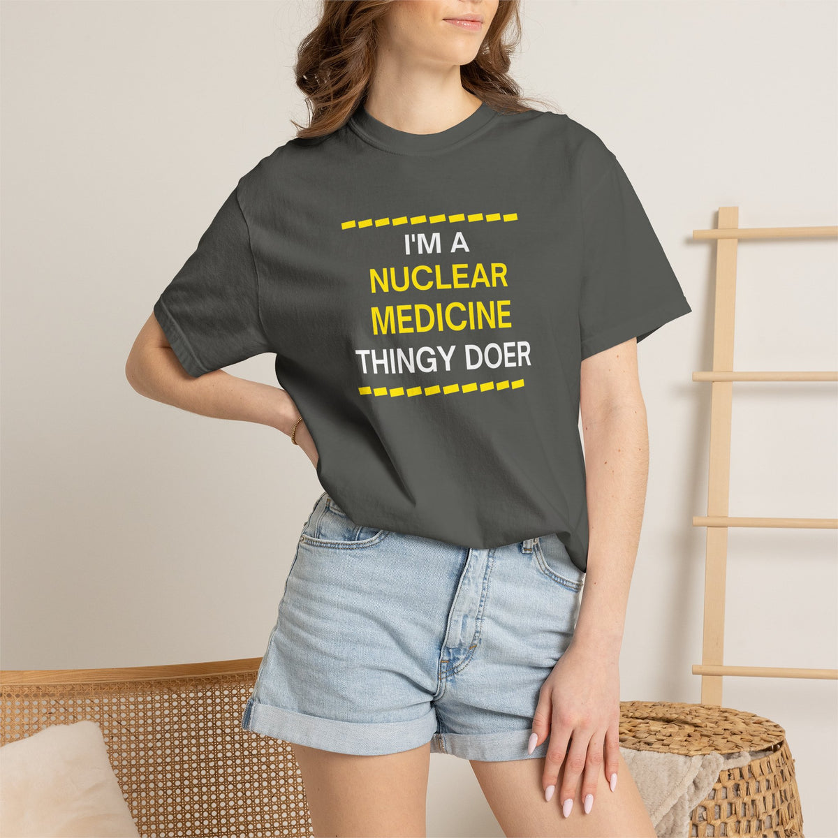 Nuclear Medicine Thingy Doer TShirt Funny Tech Medical Radiology Tee