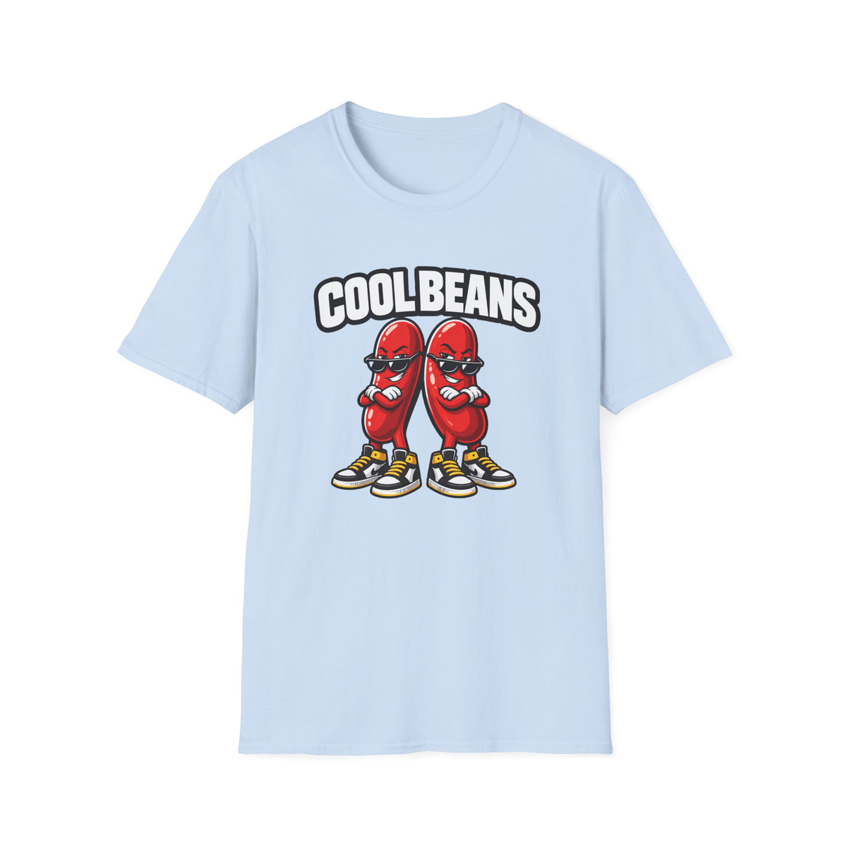 Cool Beans T‑Shirt — Retro Cartoon Funny Graphic Tee
