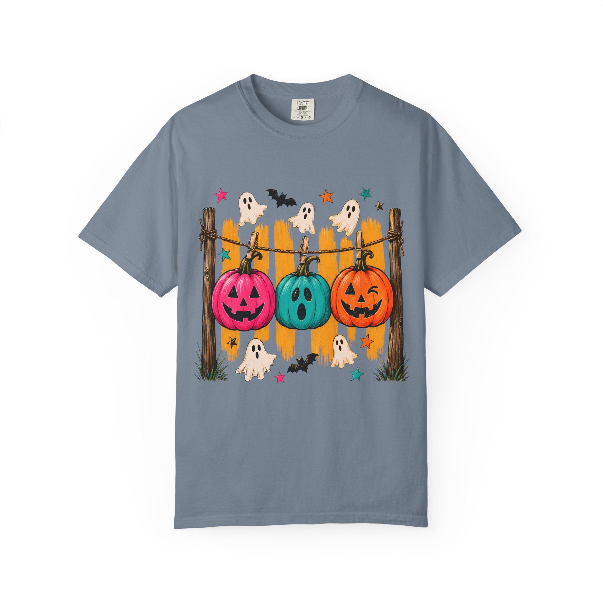 Halloween Pumpkins and Ghosts T Shirt Cute Jack O Lantern Halloween Tee