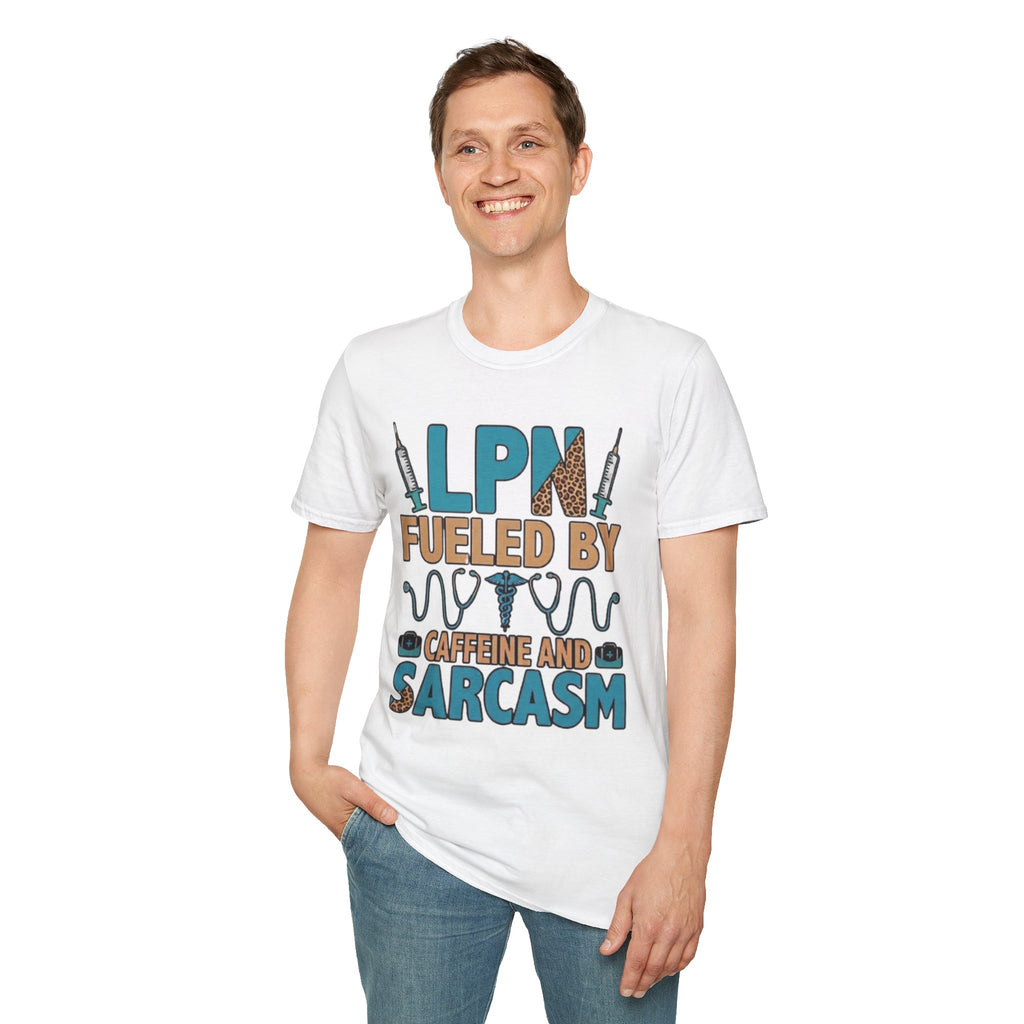 LPN Fueled By Caffeine & Sarcasm T‑Shirt