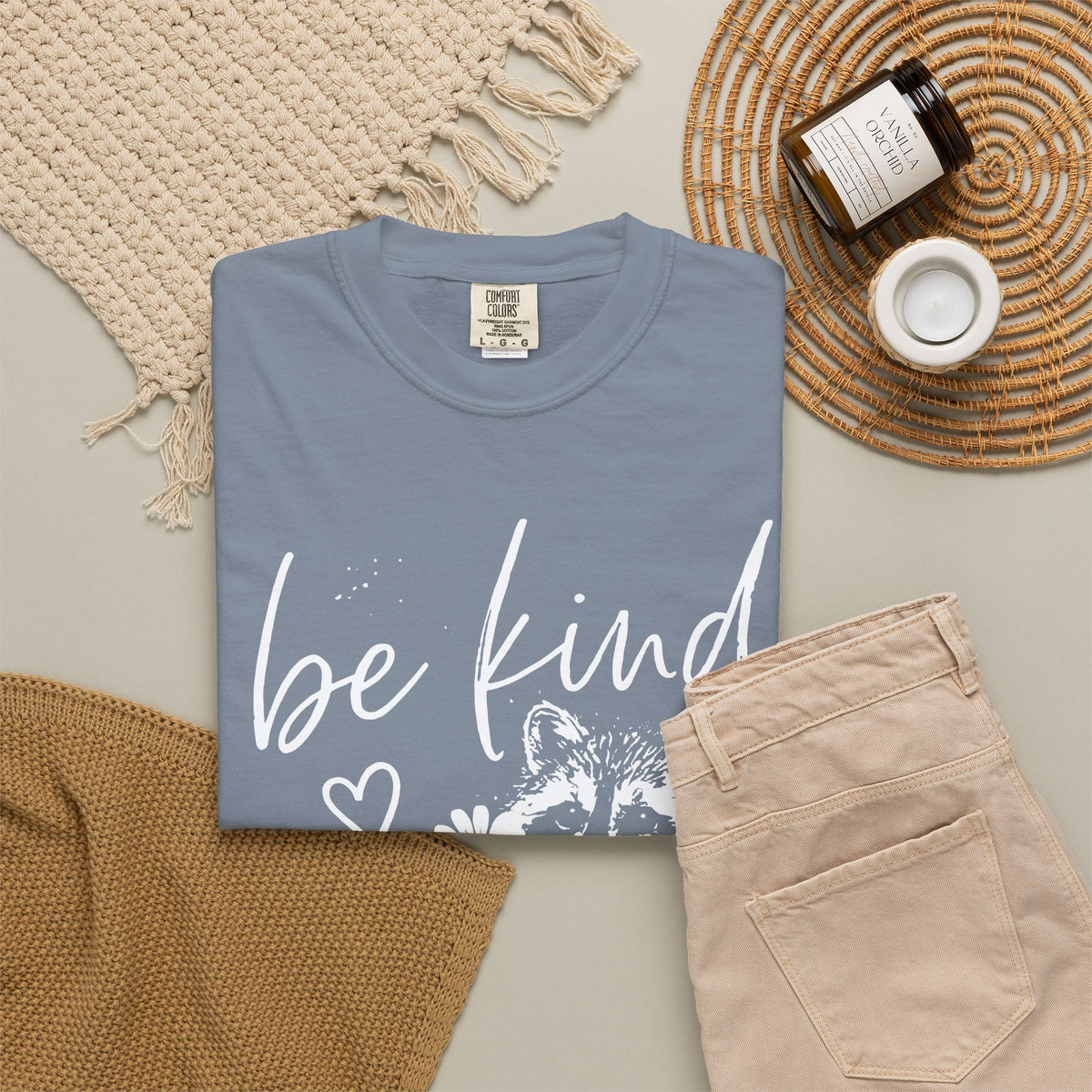 Tee Shirt Be Kind  of Feral Raccoon Graphic Tee