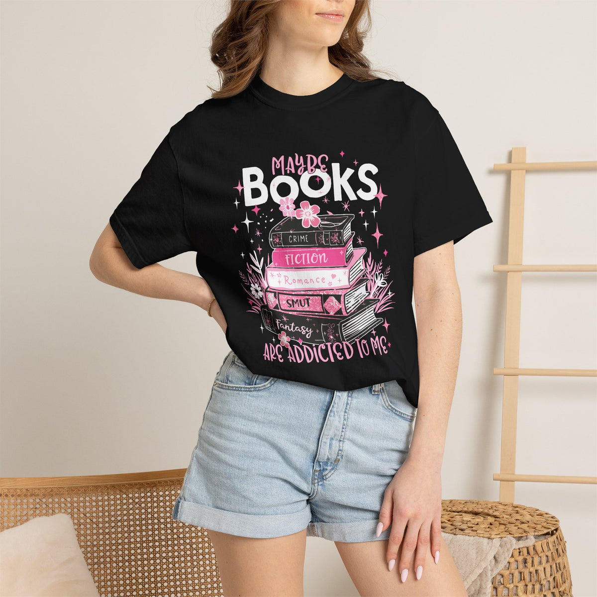 Maybe Books Are Addicted To Me T-Shirt