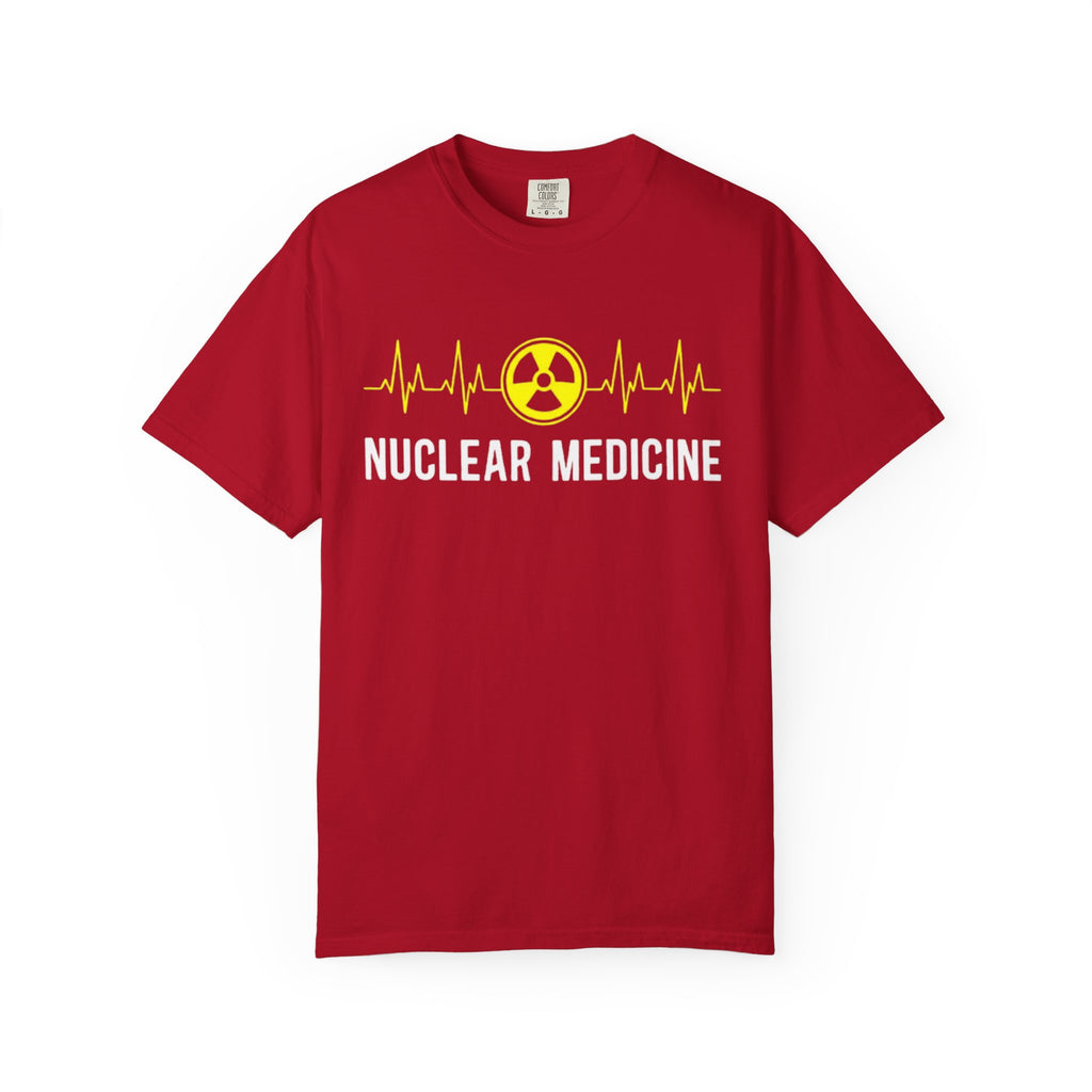 Nuclear Medicine T-Shirt  Radiology Tech ECG Logo Tee