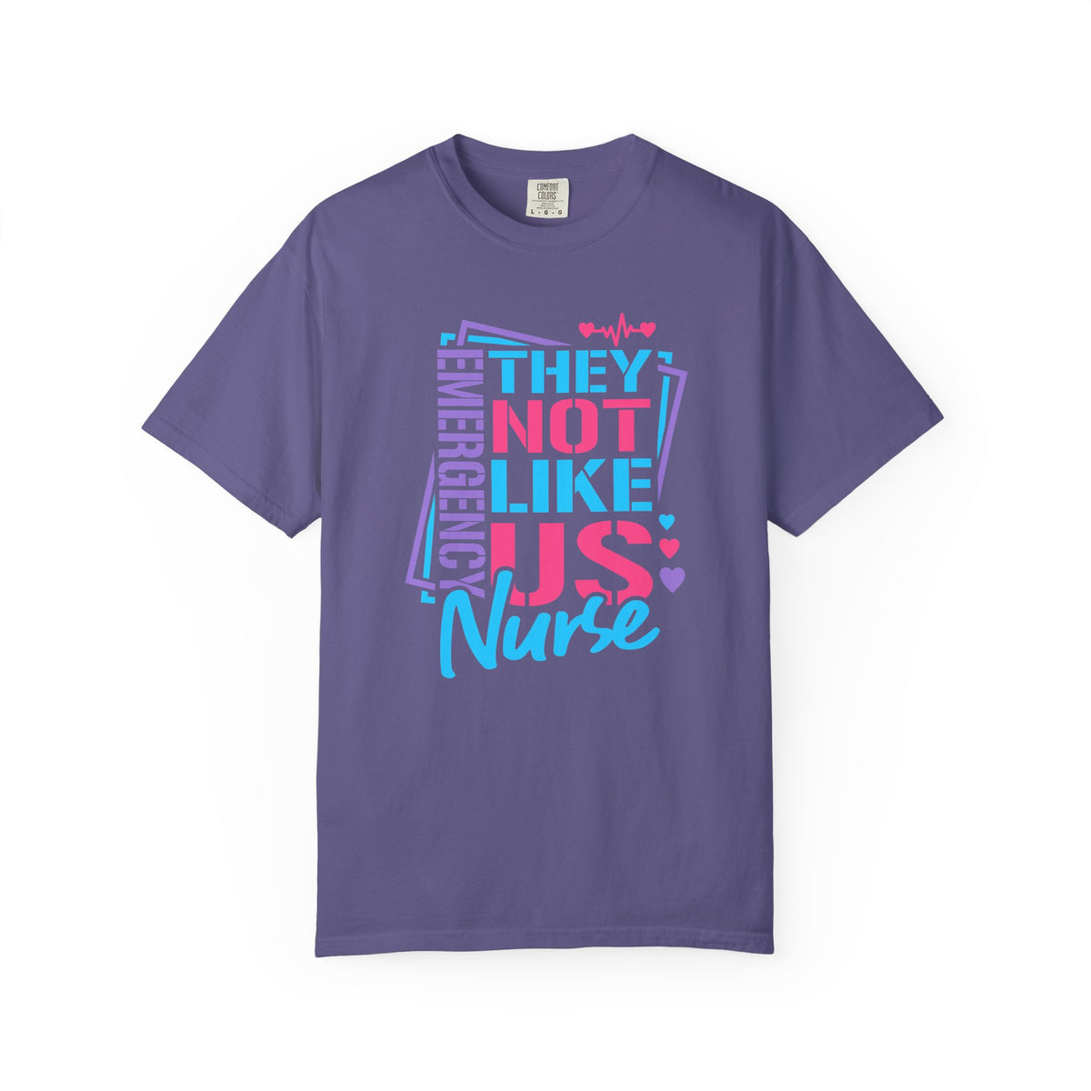 Emergency Nurse Shirt, They Not Like Us Nurse Tee, Funny ER Nurse Gift, Emergency Room Nurse T-Shirt, Healthcare Worker Gift