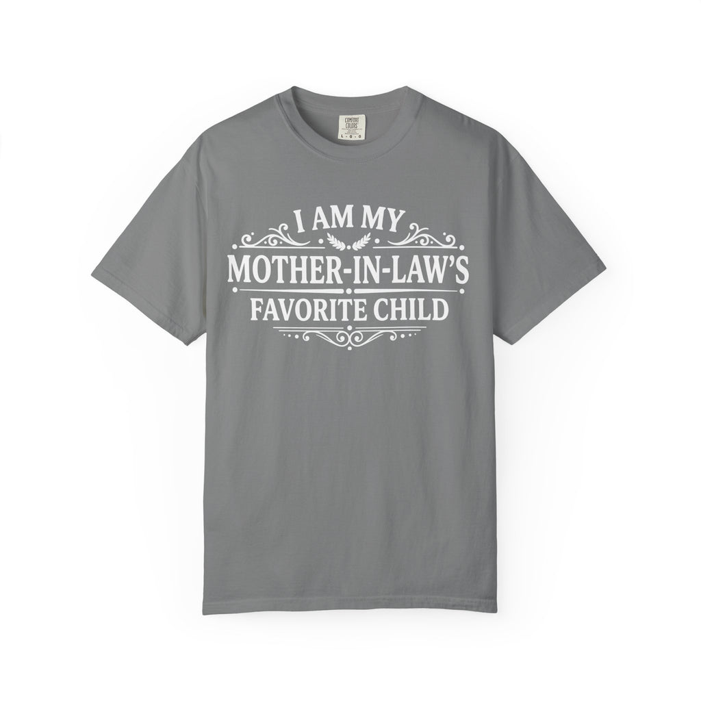 Mother in Laws Favorite Child T Shirt Funny Family Gift Tee