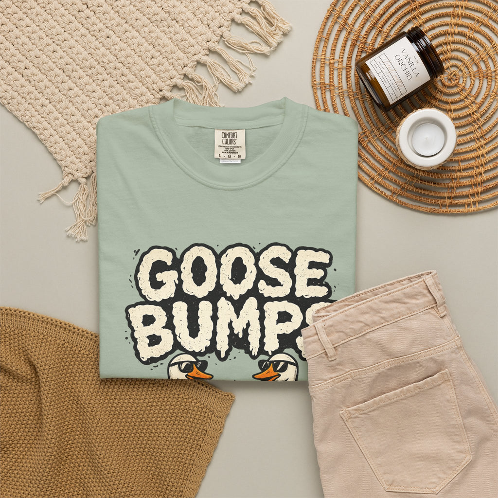 Goose Bumps T Shirt Funny Matching Geese Graphic Tee