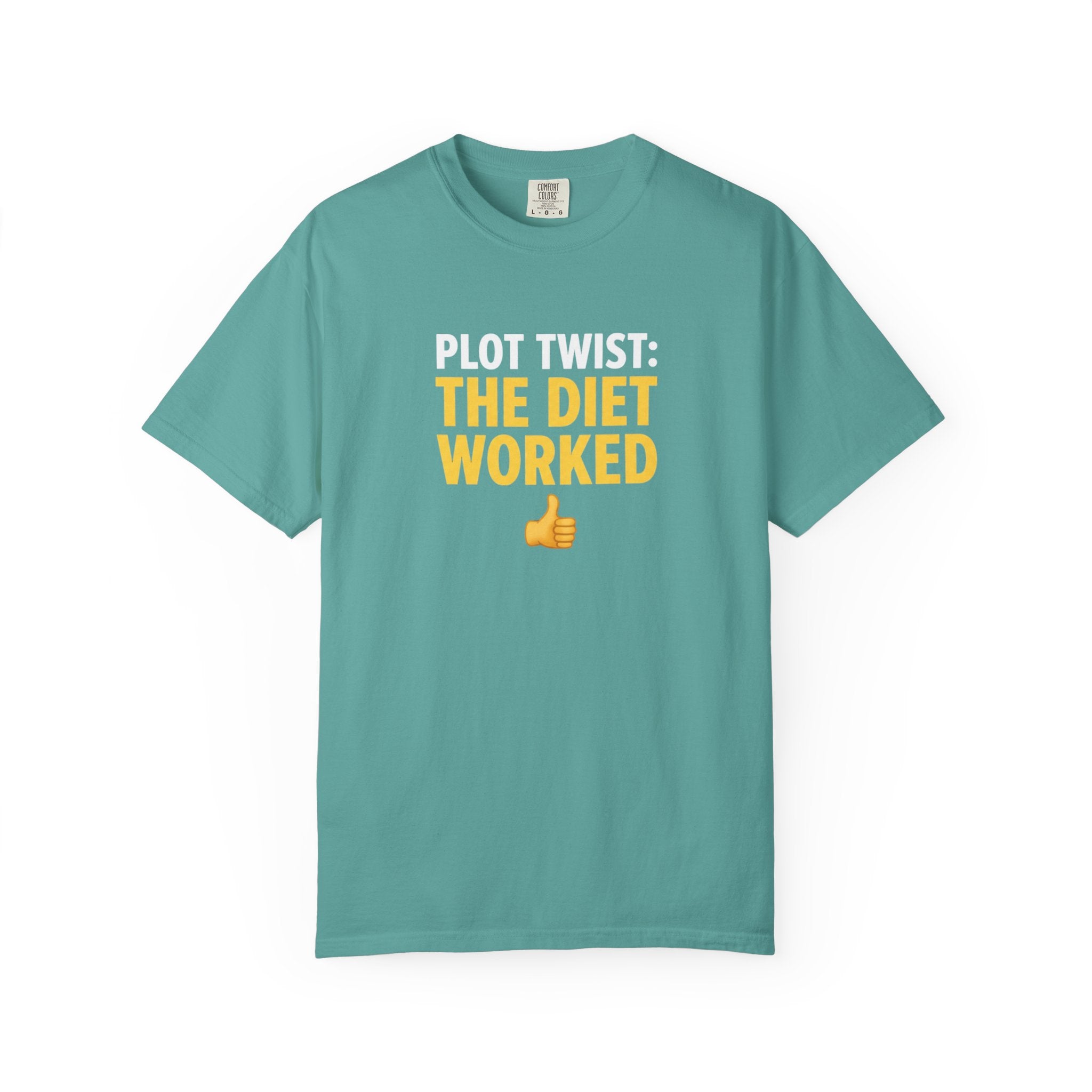 T Shirt The Diet Worked Funny Thumbs-Up Graphic Tee