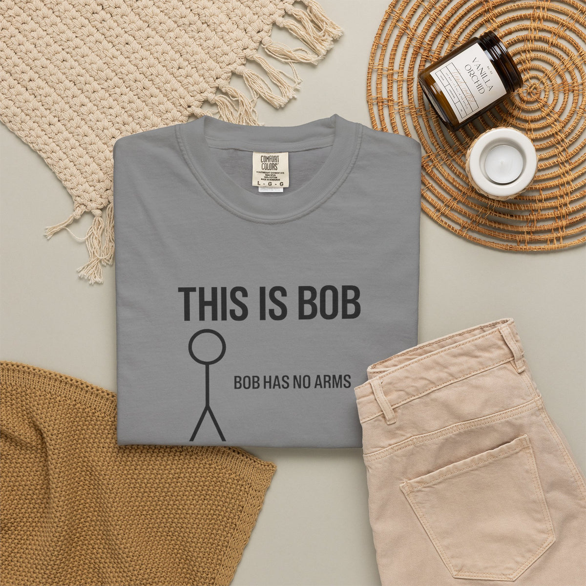 Bob Knock Knock T Shirt Funny Stick Figure This Is Bob Graphic Tee