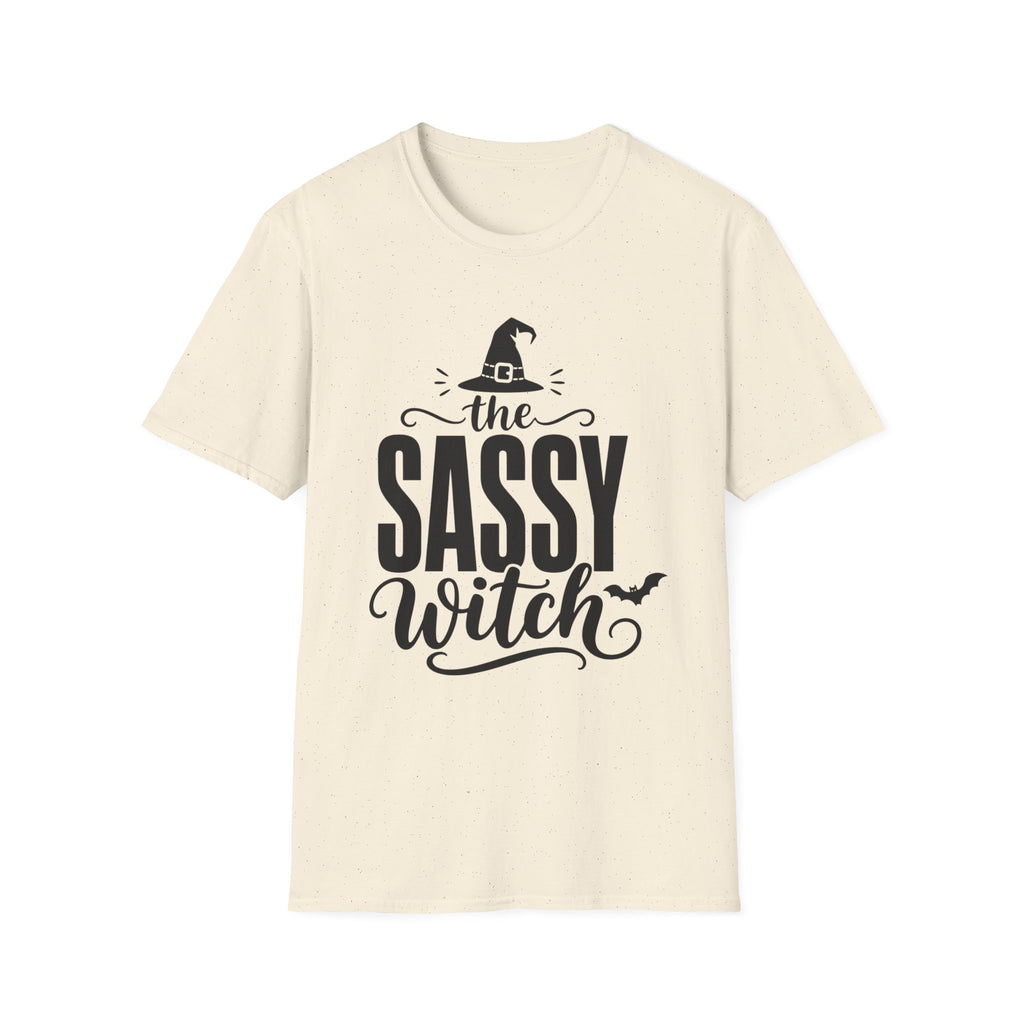 Sassy Witch T Shirt Halloween Graphic Tee with Witch Hat
