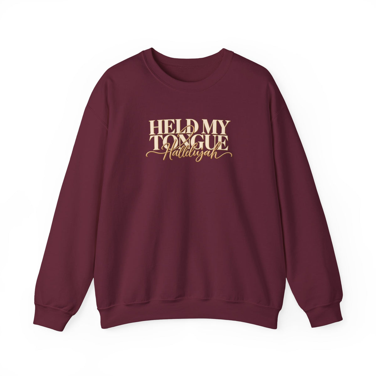 Held My Tongue Hallelujah Sweatshirt, Funny Christian Shirt, Faith Based Sweatshirt, Southern Humor Gift, Christian Women Gift