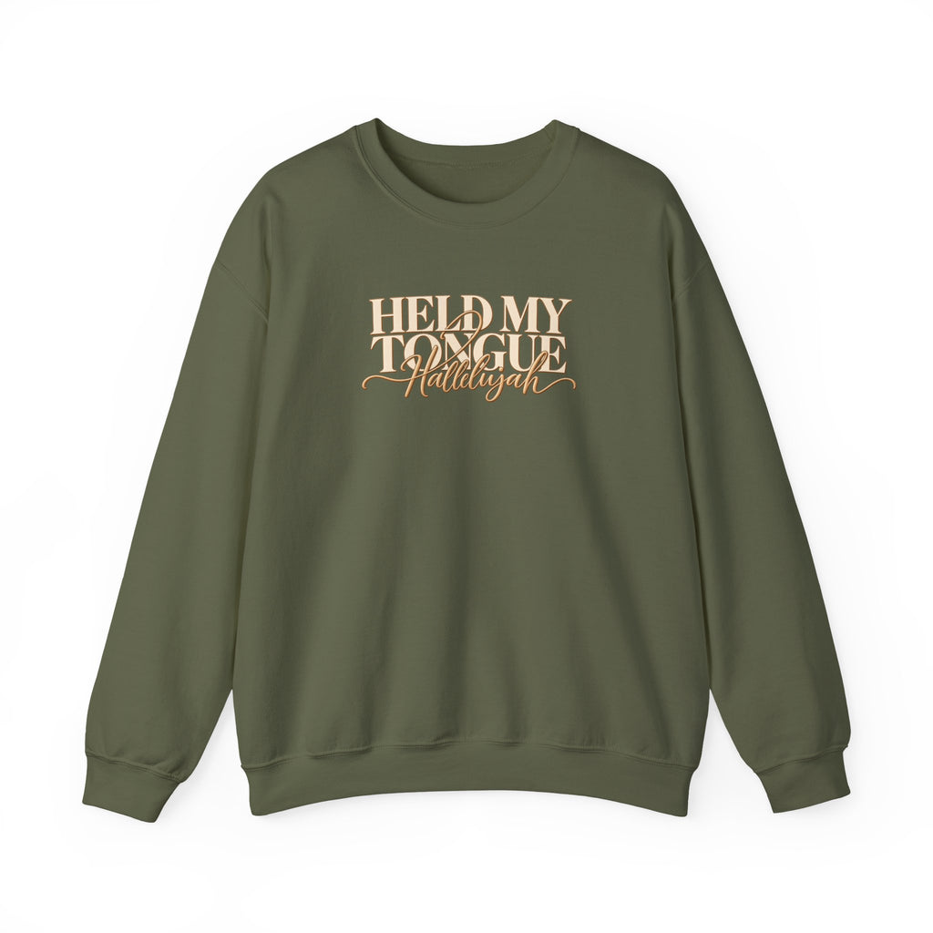 Held My Tongue Hallelujah Sweatshirt, Funny Christian Shirt, Faith Based Sweatshirt, Southern Humor Gift, Christian Women Gift