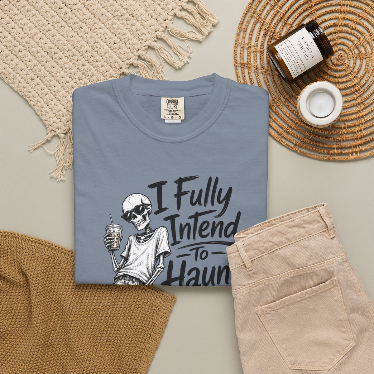Funny Halloween T Shirt I Fully Intend to Haunt People When I Die I Have a List