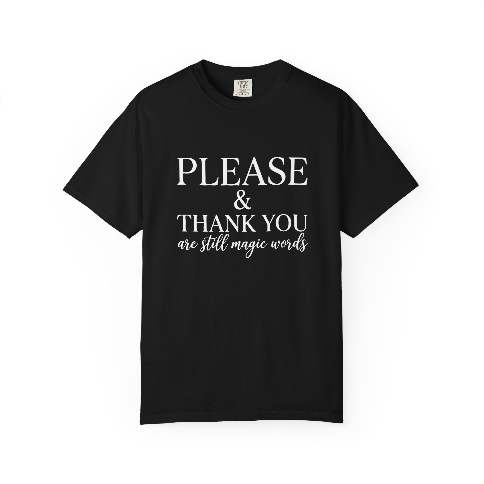 Please and Thank You T‑Shirt Please and Thank You are still magic words Graphic Tee