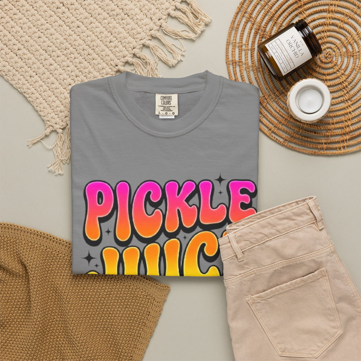 Pickle Juice Retro T-Shirt The 70s Polite Curse Vintage Graphic Tee