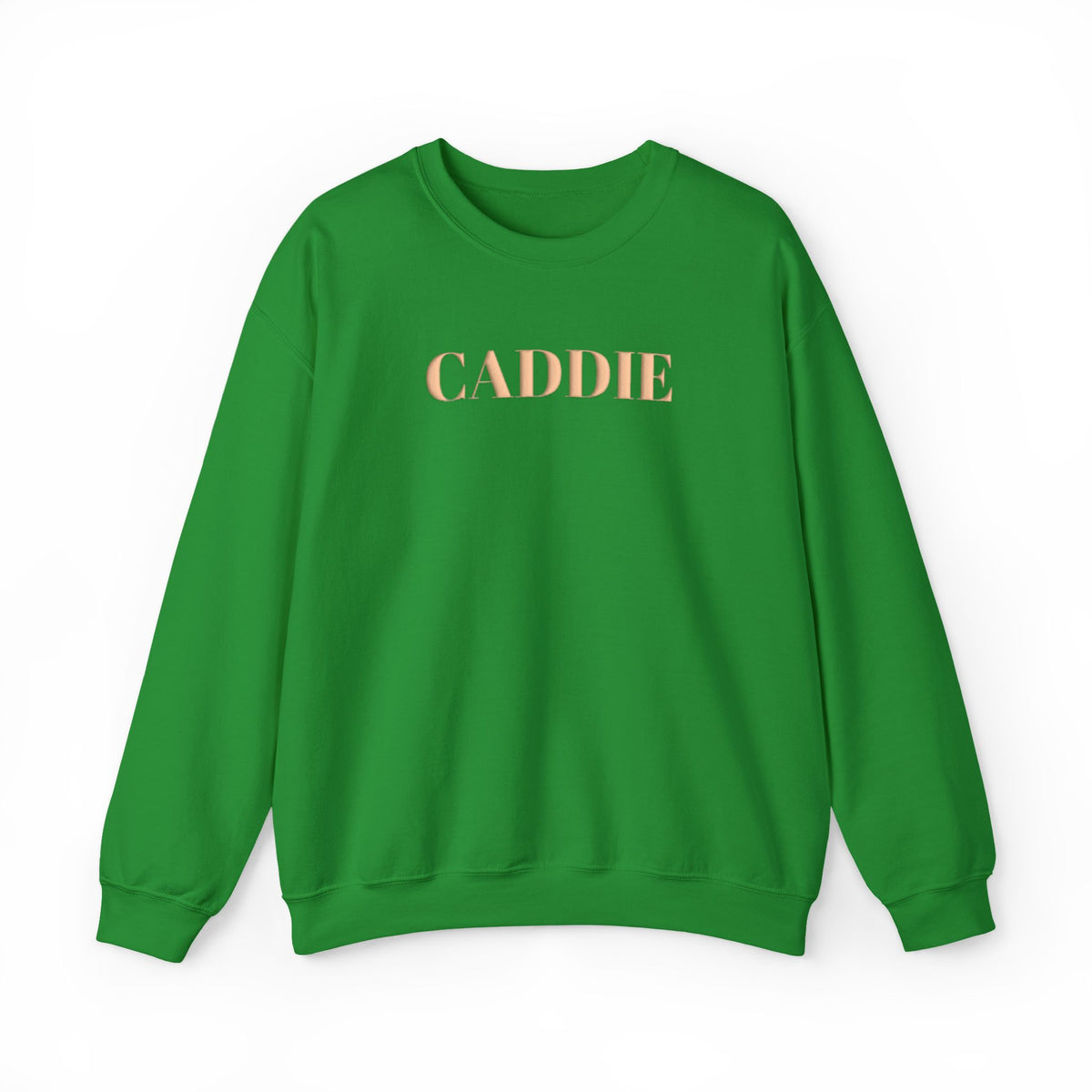 Caddie Sweatshirt, Golf Caddie Gift, CADDIE Puff Print Crewneck, Golf Sweatshirt, Golf Lover Gift, Country Club Sweatshirt, Golf Gift