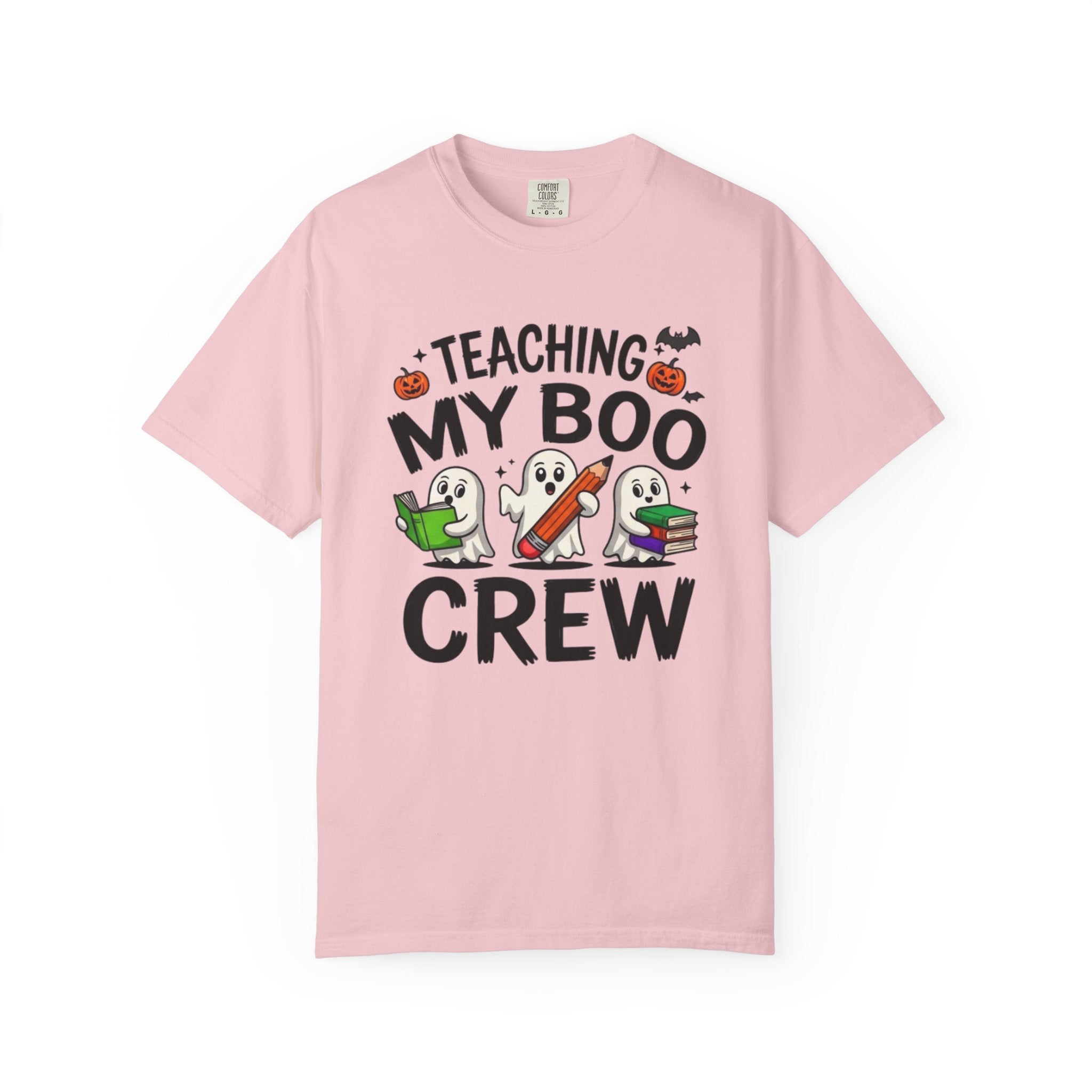 Teaching My Boo Crew T-Shirt Cute Halloween Teacher Tee