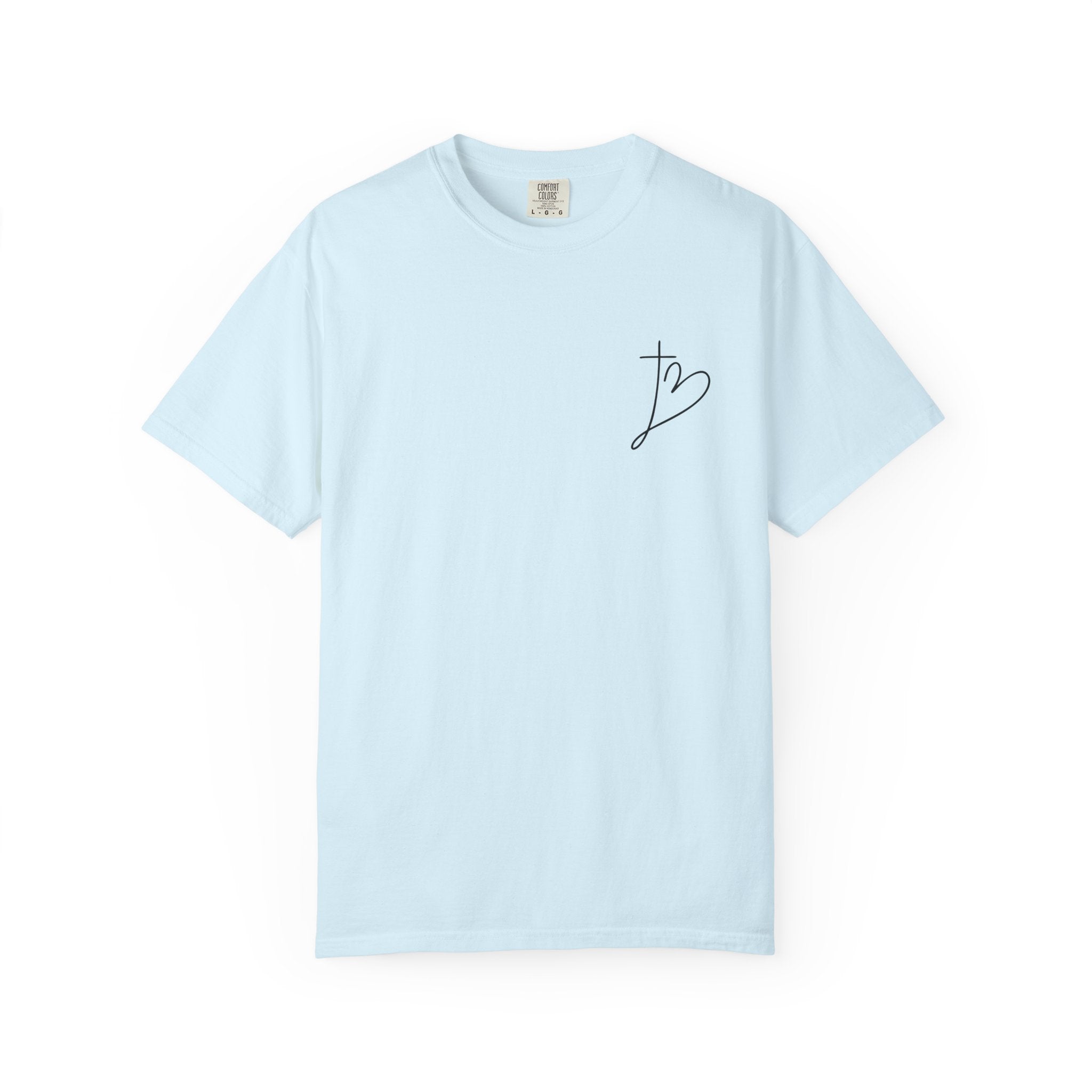 T-Shirt  Stronger Than the Storm Script Chest and Back Tee