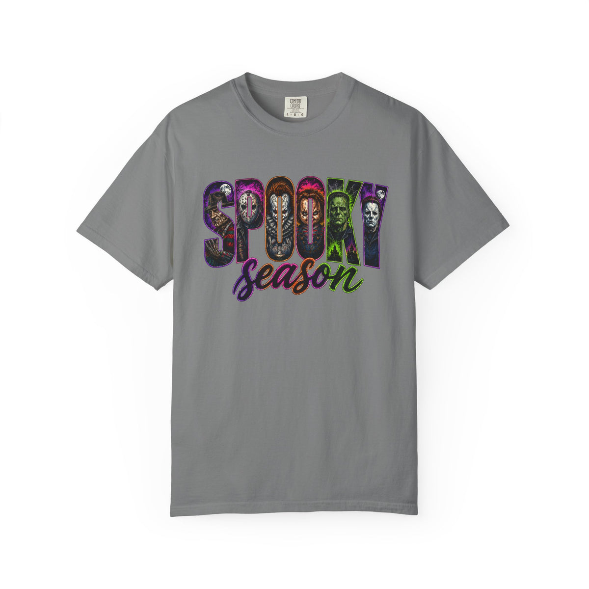 Spooky Season Tee Shirt Halloween Vintage Horror Graphic