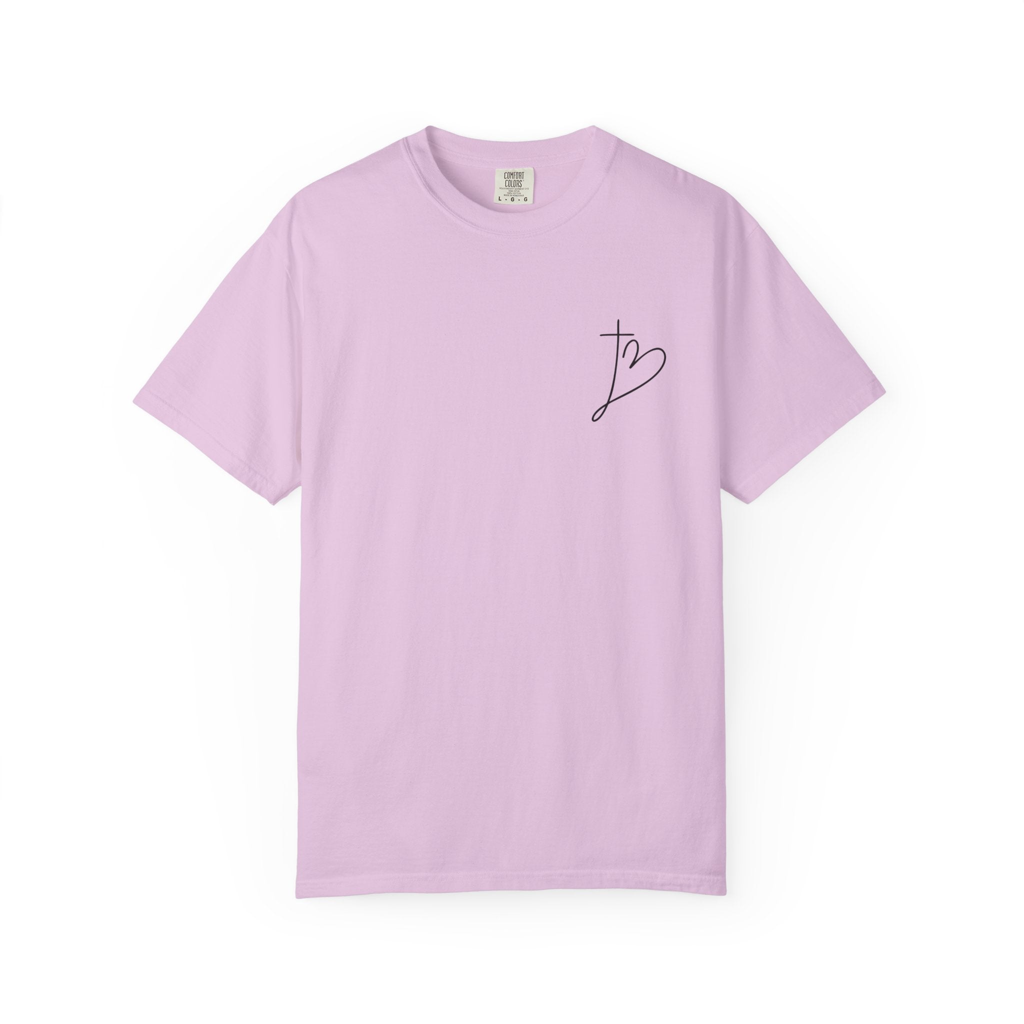 T-Shirt  Stronger Than the Storm Script Chest and Back Tee