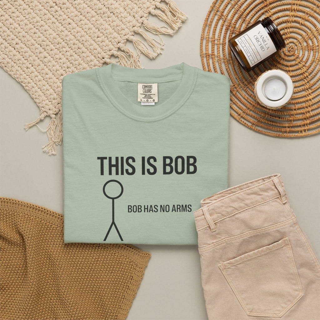 Bob Knock Knock T Shirt Funny Stick Figure This Is Bob Graphic Tee