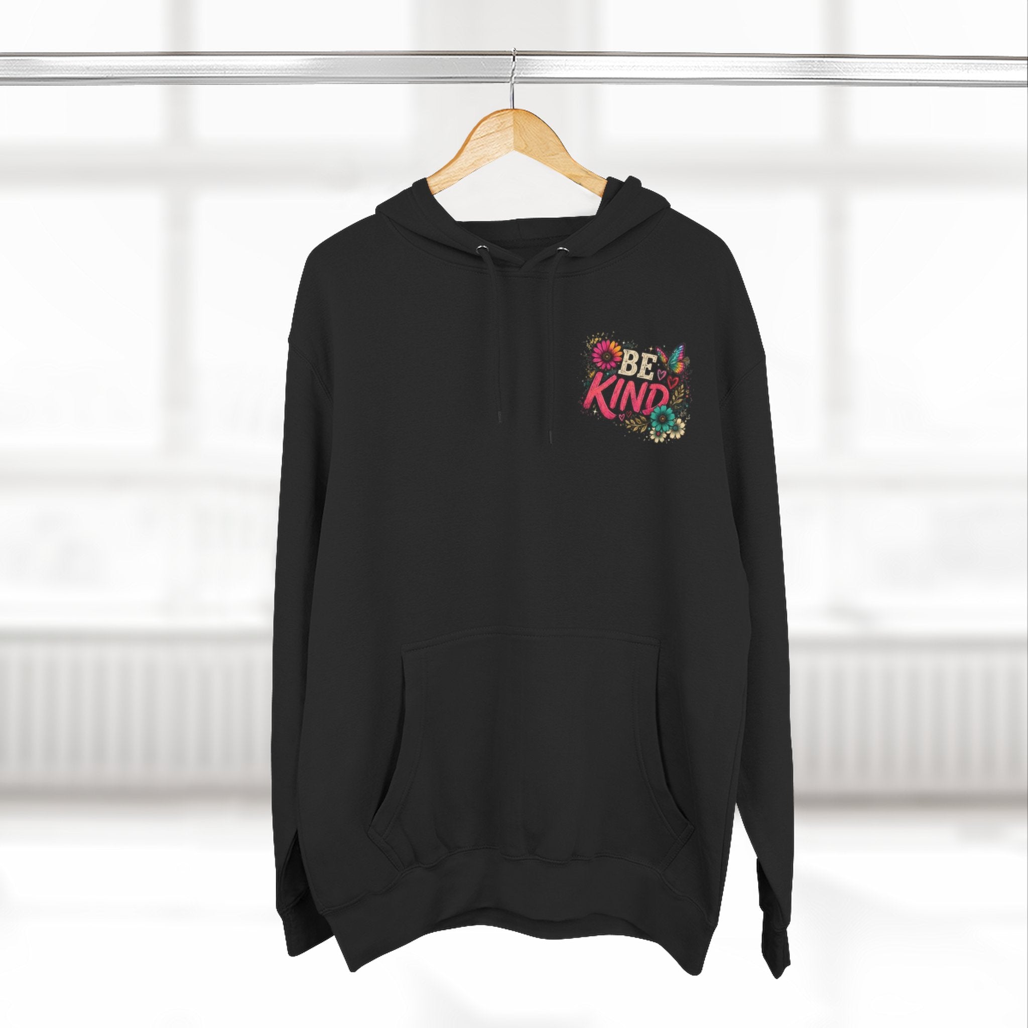 Hoodie Dont Let the Ugly Kill the Beauty in You Floral Graphic Hoodie