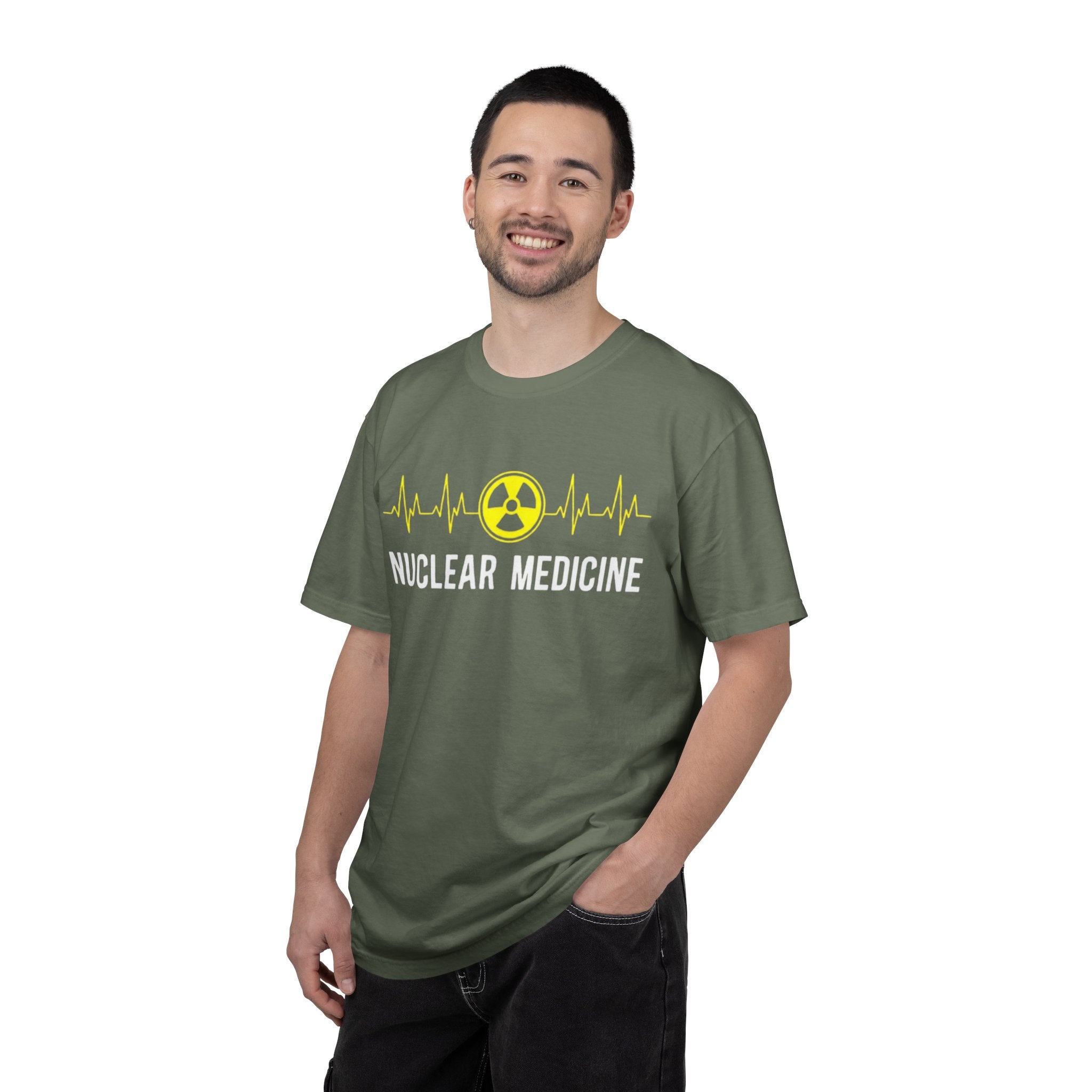 Nuclear Medicine T-Shirt  Radiology Tech ECG Logo Tee