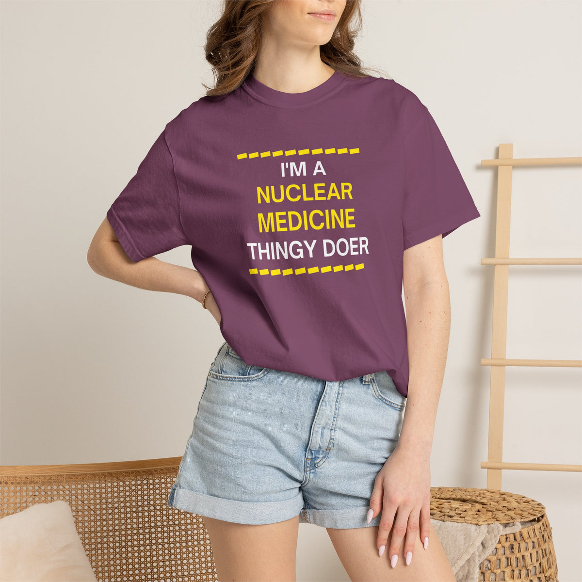 Nuclear Medicine Thingy Doer TShirt Funny Tech Medical Radiology Tee