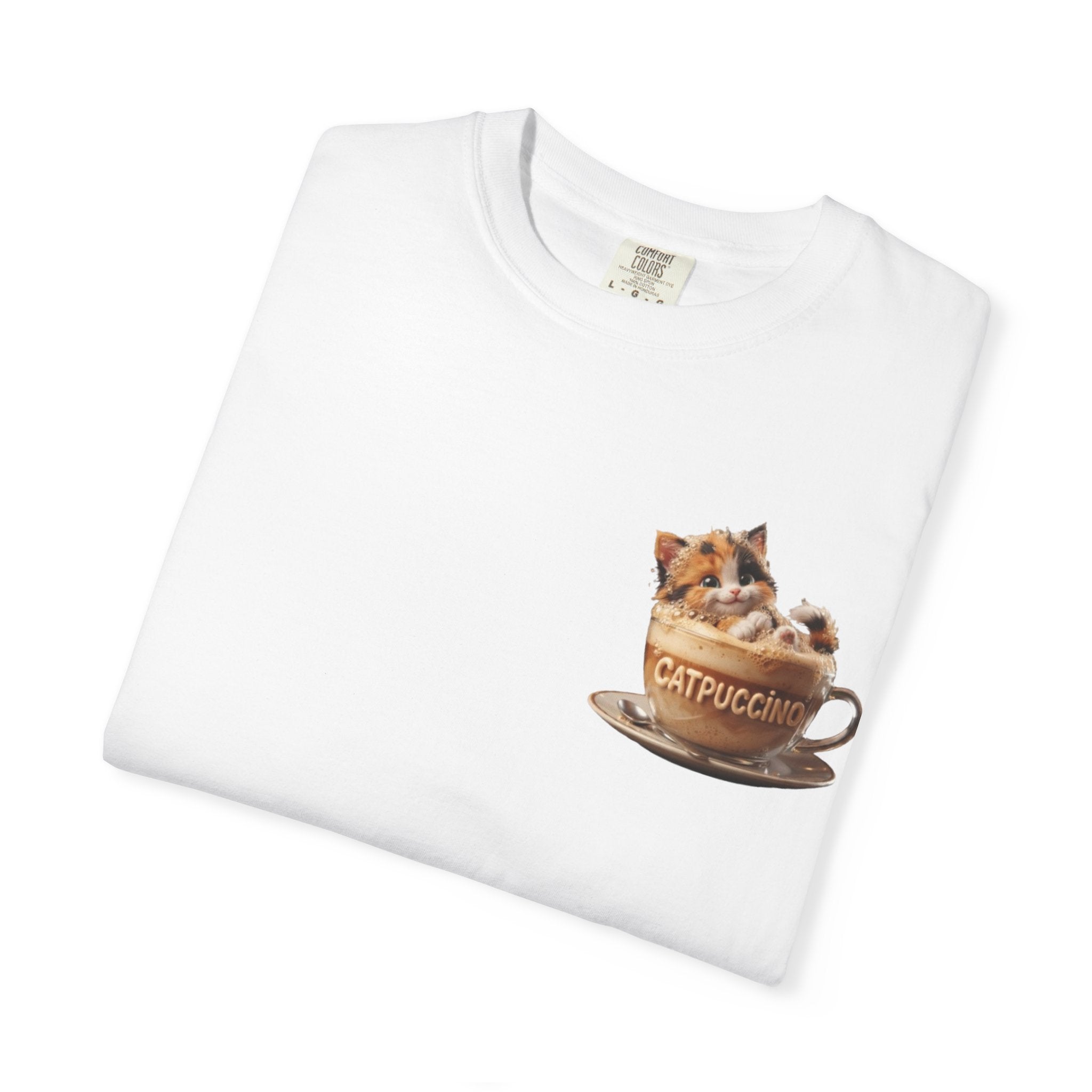 Cat in Cappuccino Cup T Shirt