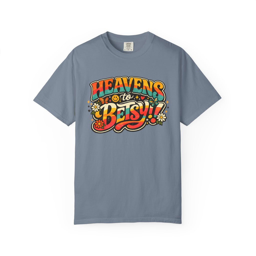 Heavens to Betsy Retro Floral Graphic T Shirt